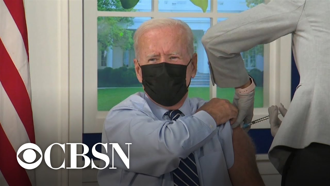 President Biden joins nearly 3 million Americans in getting coronavirus booster shot