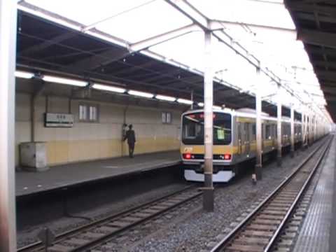 総武線E231系到着発車