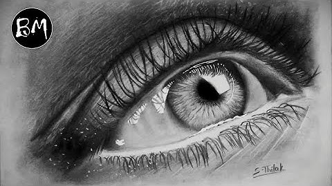 Hyper-realistic Eye Drawing 👁 | How to draw | Complete Time-Lapse Video | by Blog_ Marvel Arts