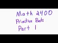 Math 2400 - Primitive Roots: Understanding the Order of a Modulo p