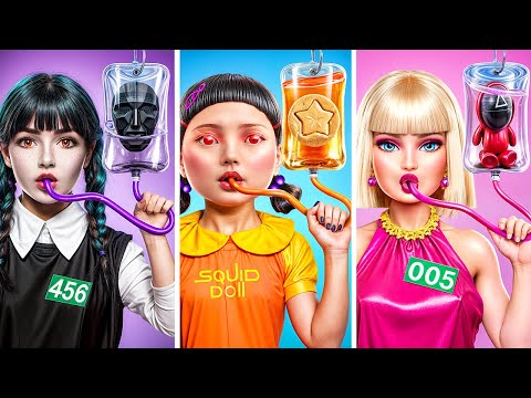 এক্সট্রিম চ্যালেঞ্জ ! আসল জীবনে বার্বি ডল ভার্সেস ওয়েন্সডে অ্যাডামস !