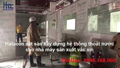 Cắt sàn bê tông tạo hệ thống thoát nước an toàn và hiệu quả (09881680600