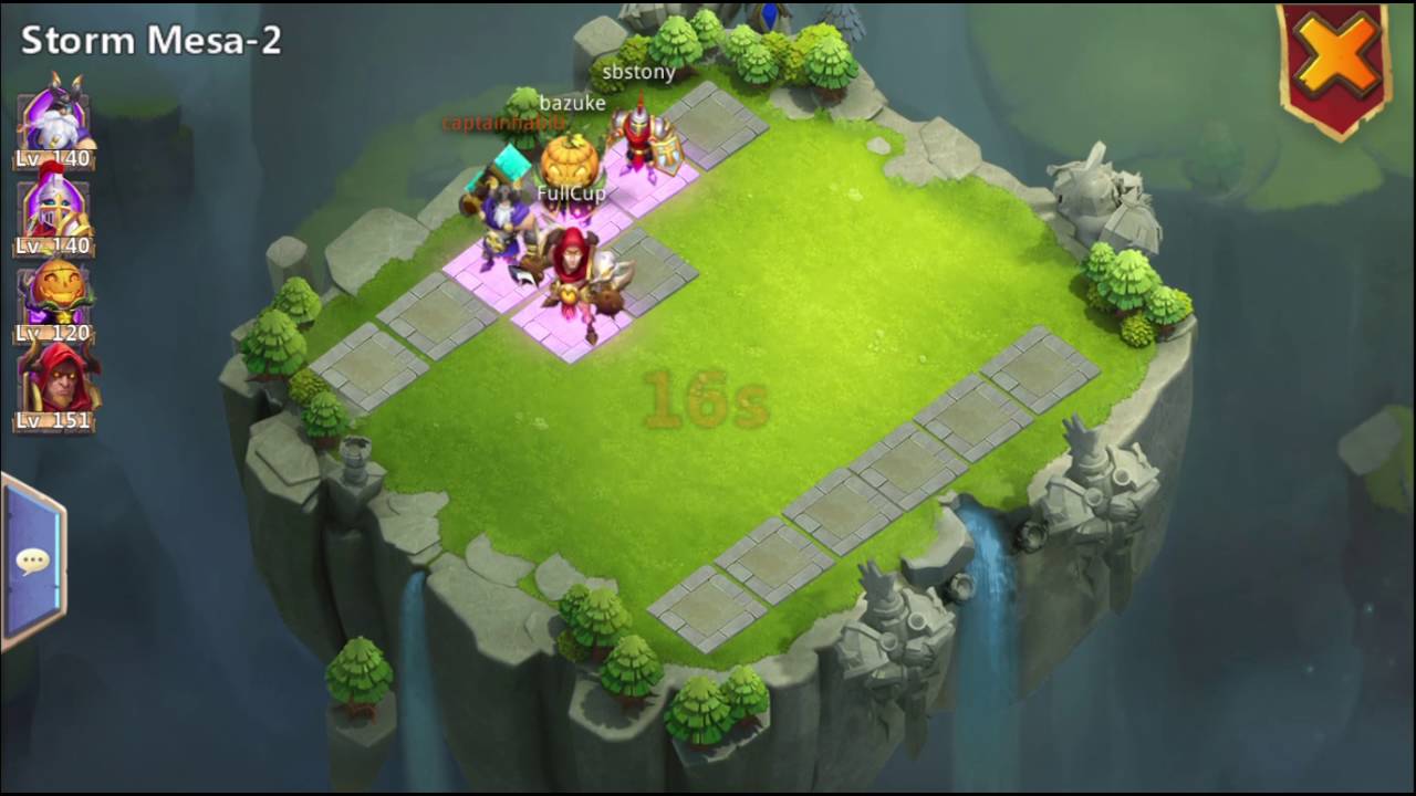 Castle Clash Team Dungeons--Storm Mesa-2