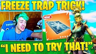 Famous Streamers *SMART* Wins Using Chiller Freeze Traps! Ninja Tricks FaZe Cloak! Net Worth