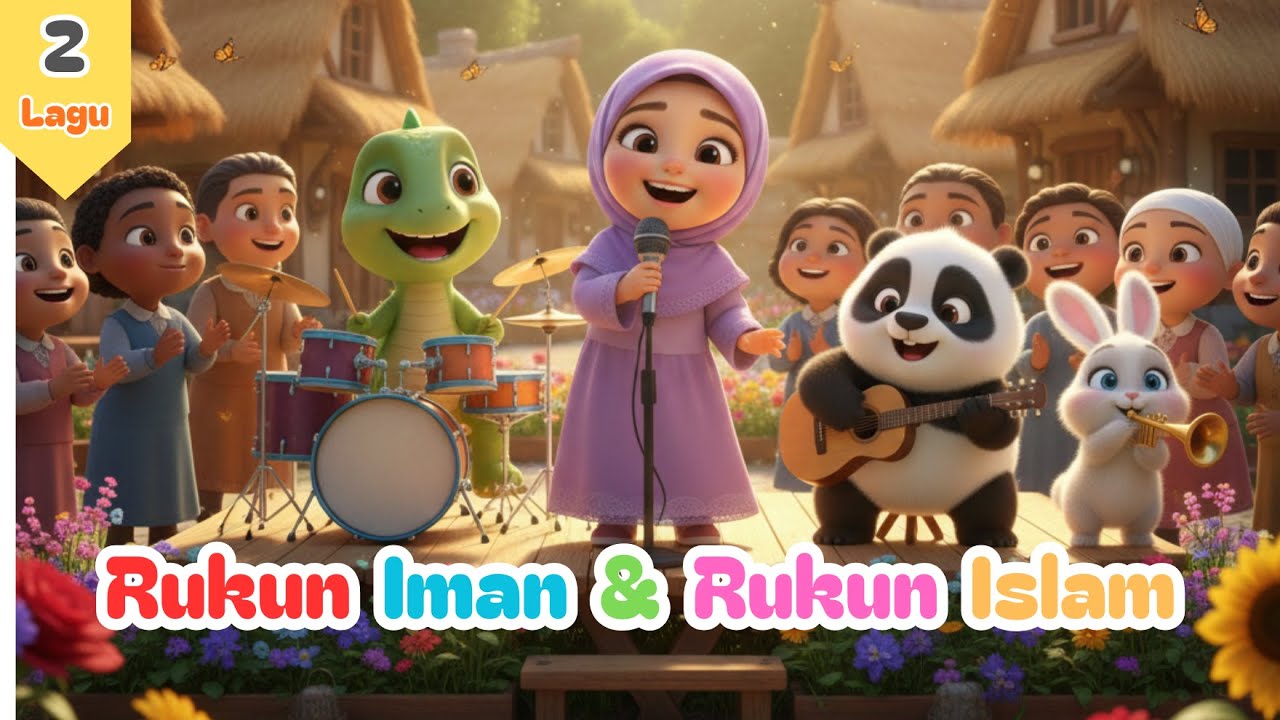 2 Lagu Anak Islami - Rukun Iman dann Rukun Islam, 2 Lagu Anak Islami ...
