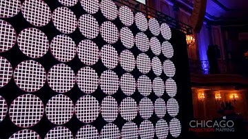 Chicago Projection Mapping - Hotel Grand Ballroom Stage - 3D Projection Mapping Event