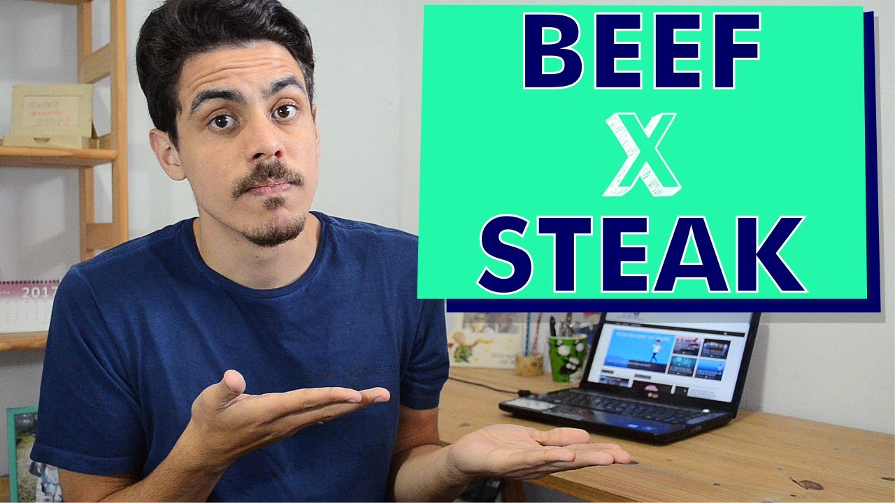 Falso cognato BEEF x STEAK | Inglês na Sua Casa