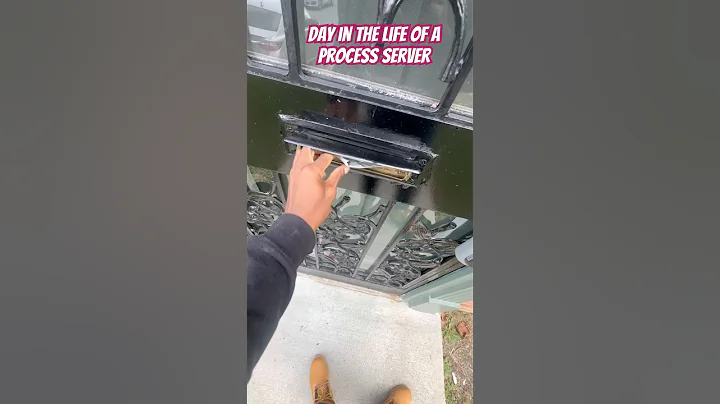Day In The Life of a Process Server #processserver #hitandrun