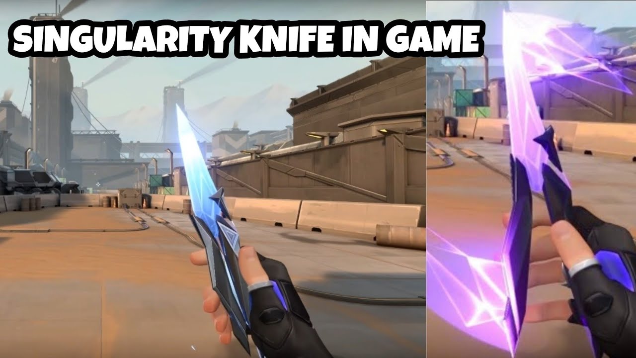 Valorant Singularity Butterfly Knife In Game