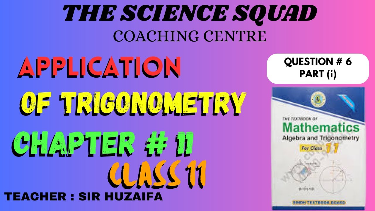 Class XI | Ch : 11 | Ex : 11.2 | Q no 6 | Part (i) | Mathematics | Sir Huzaifa 