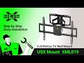 Xml019 usx mount  full motion tv mount  installation