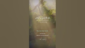 🌿هنالك دعا زكريا ربه قال رب هب لى من لدنك ذرية طيبة إنك سميع الدعاء#تلاوة_خاشعة #تلاوات #الله