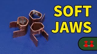 Making Copper Soft Jaws from Scrap Copper Pipe for the CJ0618 Lathe - TipBlitz19 screenshot 5