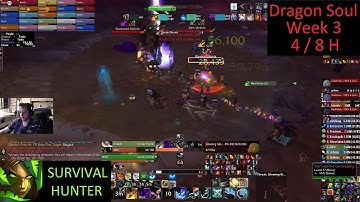 Dragon Soul 25 4/8 H - Survival Hunter PoV - Week 3 Cata Phase 4 - 3-9-25