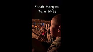 10 times Most Beautiful Recitation of #Surah-Maryam [Verse 30-34] Recited by #African children