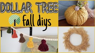 DOLLAR TREE FALL DIYS • CLASSIC COLORS