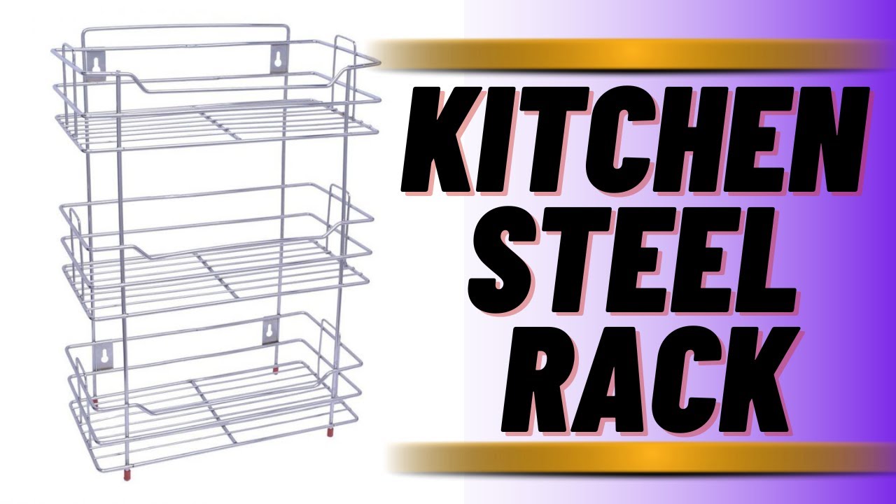 kitchen steel rack unboxing aaounboxkare935 YouTube