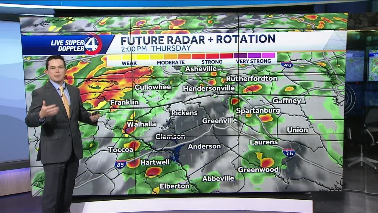 Isolated Severe Storms Possible - YouTube