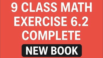 9 Class Math | Chapter 6 | Exercise 6.2 |Complete |Trigonometric Ratios | New Book