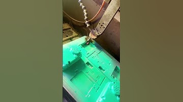 EDM mold processing #cnc  #youtube #processing #machining #edm #short #fyp #mold