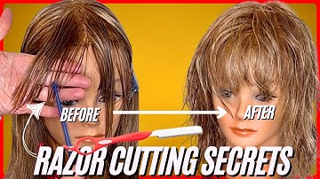 Razor Cutting Layered Hair Like a PRO! | What