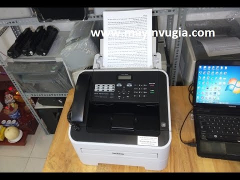 Video: Làm cách nào để sử dụng máy fax Brother 575?