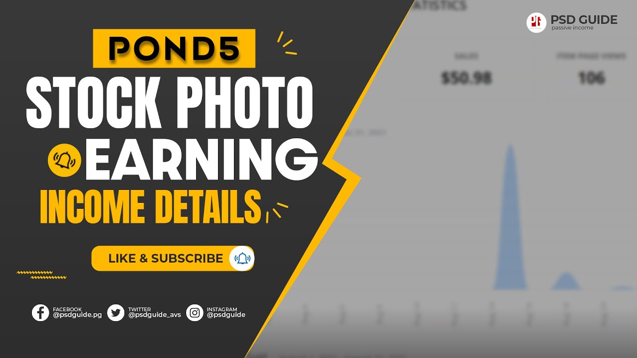 Pond5 Aug Month Income Proof - PSDGuide