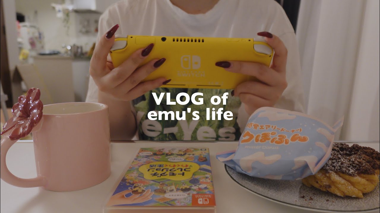 VLOG/スイッチライトでトモコレ🏝️1人でお花見したり夜更かししたりする休日,ジブリパークの購入品,キムタクチャーハン