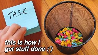 The Ultimate Post-it Note Productivity System! 📒📘📕 (how I get everything done)