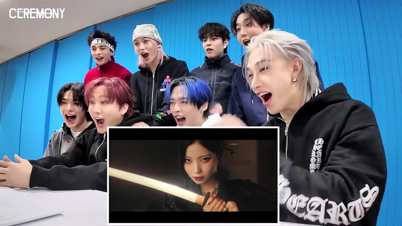 Stray Kids reaction to BABYMONSTER 'We Go Up' MV [Fanmade]