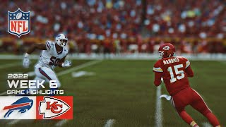 Kansas City Chiefs vs Buffalo Bills NFL Week 6 Simulation (Madden 23 PS5 Gameplay)