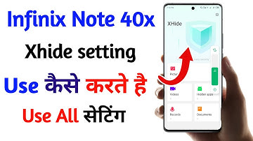 xhide setting use infinix note 40x | infinix note 40x app hidden setting | technical vijay