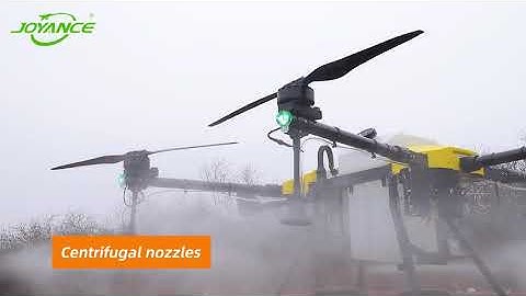 Joyance drone features | centrifugal nozzles have better atomization and penetration effect