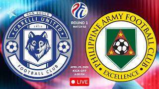 PFL 2025-2026 LIVE: DON BOSCO GARELLI UNITED VS PHILIPPINE ARMY FC || Round 1 | M52