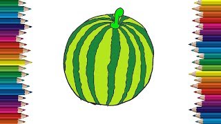 Featured image of post Watermelon Fruit Drawing Images You can use your memory and an understanding of the structures to create your if the idea is to get a realistic picture obtain a reference image or a real fruit for the purpose