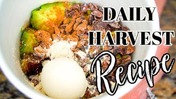 Daily Harvest Recipe - DIY Daily Harvest Avocado Smoothie Prep Recipe