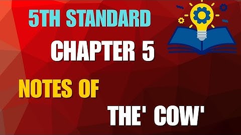 5th Standard notes of Chapter 5 