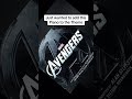 Wanted to hear it with the theme #avengers #avengersendgame #avengersinfinitywar #avengersdoomsday