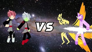 Stickman Warriors Fight - Black Goku, Zamasu vs Naruto Beast, Sasuke Susano screenshot 1