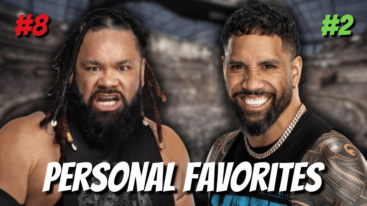 My Personal Top 10 Male Wrestlers Right Now In WWE...