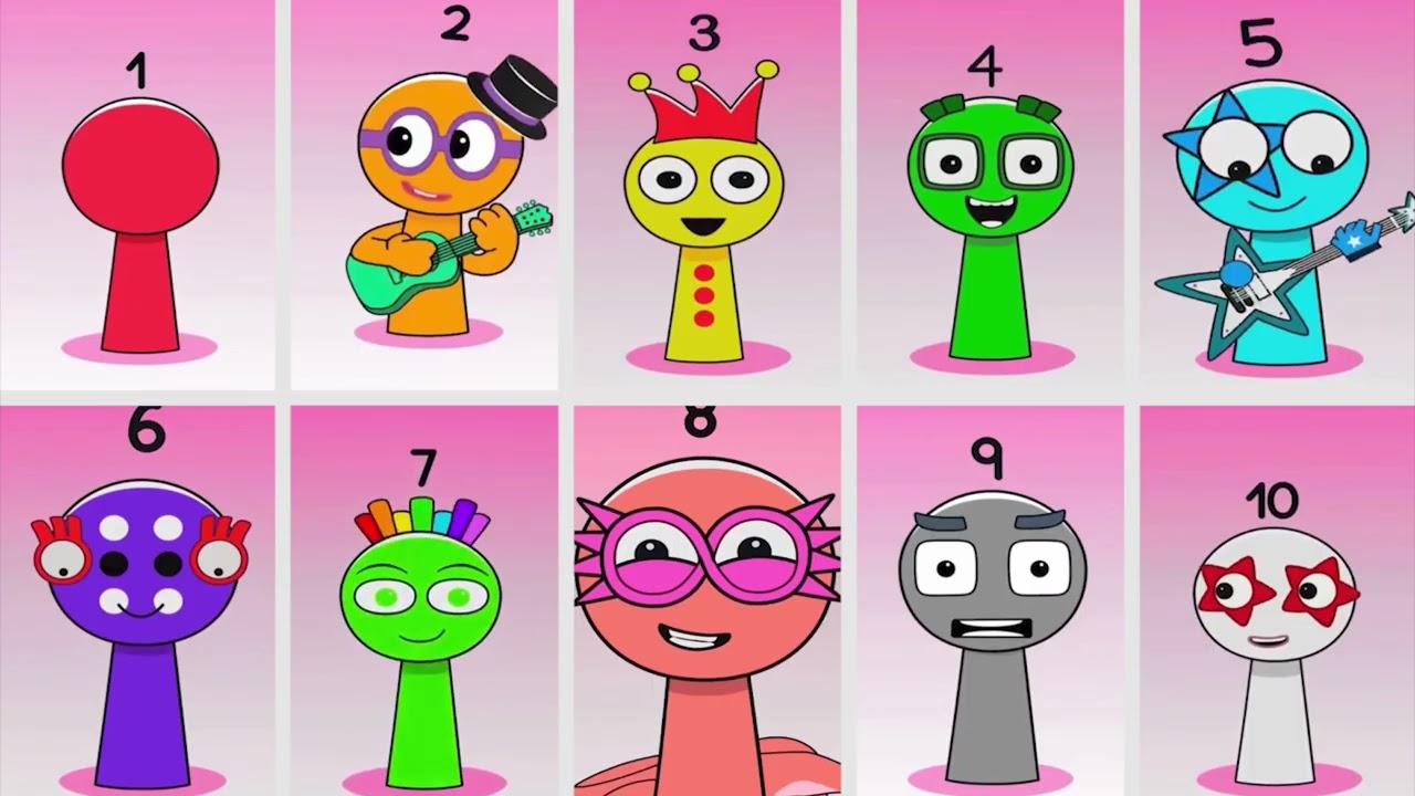 Numberblocks Sprunki Evolution Show 1-- 10   Sprunki Numberblocks One   Ten Thousand   Animation