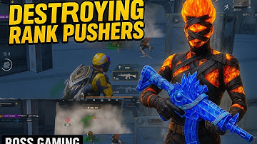 Boss VS Conqueror Lobby Rank Pushers🔥Fastest 1v4 Clutches | Intense Solo vs Squad Gameplay |BGMI