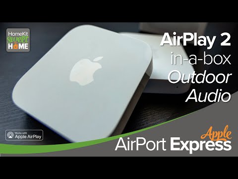 AirPlay 2 In-A-Box Audio Set-up using an AirPort Express!