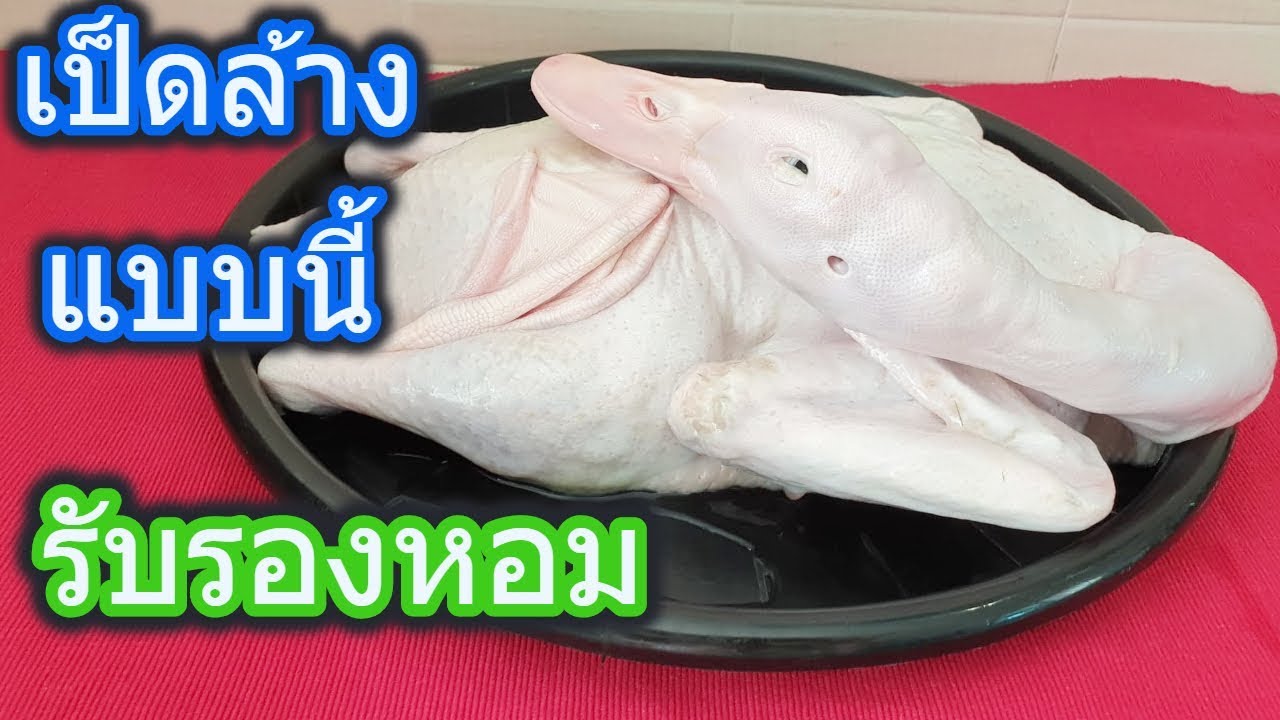 จะกินเป็ดทั้งทีลองล้างแบบนี้ดู ‼️ รับรองเป็ดหอมน่ากิน ไม่เหม็นสาบ หรือ คาว  ด้วย 2 วิธีง่ายๆ