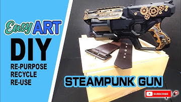 How to Make Simple Steampunk Gun Using Recycle Toy
