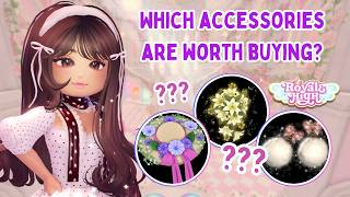 WHICH ROYALE HIGH ITEMS ARE WORTH IT? 🏰👗(Head, Face, Earrings)  // Royale High Roblox