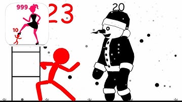 Stick Hero - Tower Defense - All Levels Gameplay Android, iOS