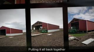 how to lift an existing pole barn