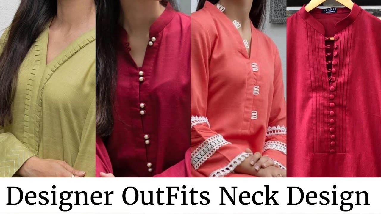 Designer Neck Design For 2021 Dresses||Latest Summers Neck Design ...