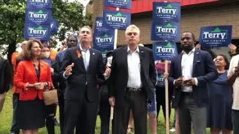 Rally for Terry McAuliffe features Northam, Stoney